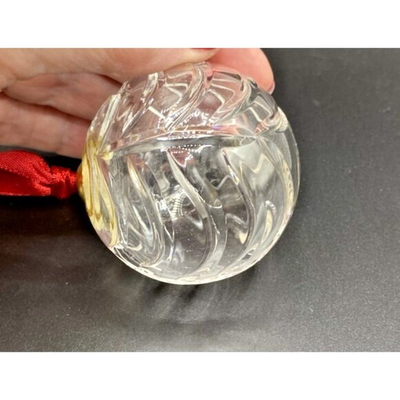 Vintage Tiffany Glass Ball Globe Christmas Ornament Hand Blown Decor - Picture 9 of 13